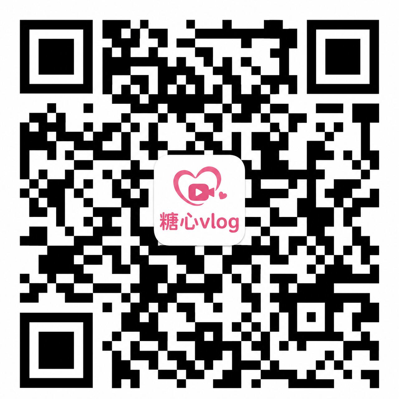 抖音风：公众号二维码示意图