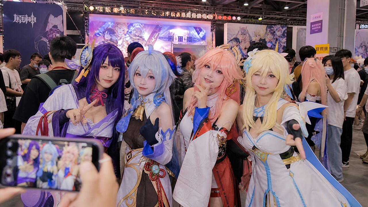 抖音风：二次元文化活动视频现场示意